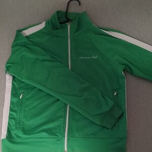 American Eagle Green Track Jacket